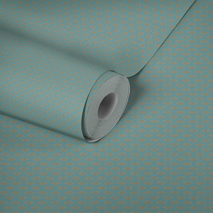 Tiny Wings - Art Deco Wallpaper  - Aqua