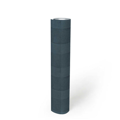 Bistro Plaid - Checkered Wallpaper - Blue