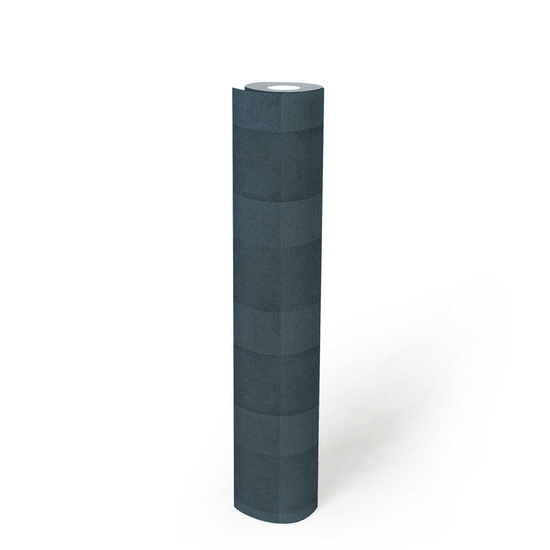 Bistro Plaid - Checkered Wallpaper - Blue