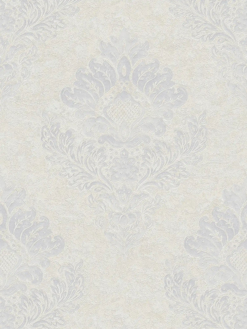 St. Petersberg Baroque Wallpaper - White
