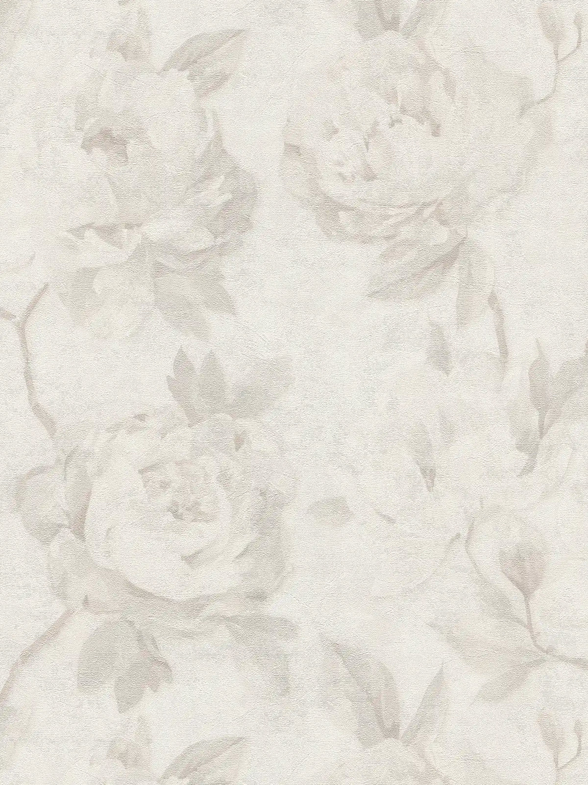Rosalie Faded Rose wallpaper in grey – sample