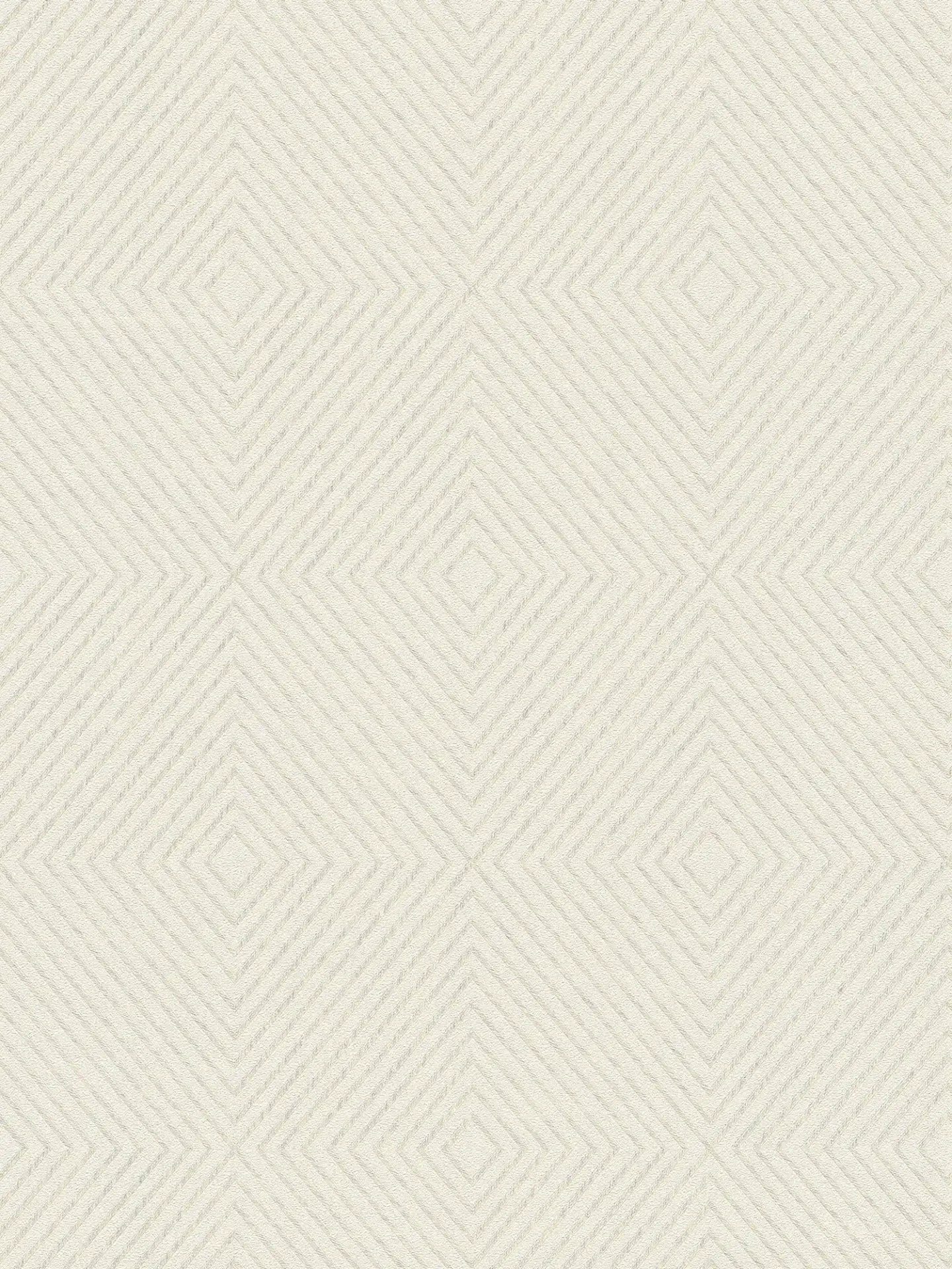 Metropolitan Grid - Abstract Vinyl Wallpaper - Cream