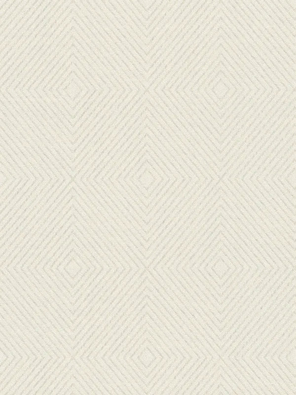 Metropolitan Grid - Abstract Vinyl Wallpaper - Cream