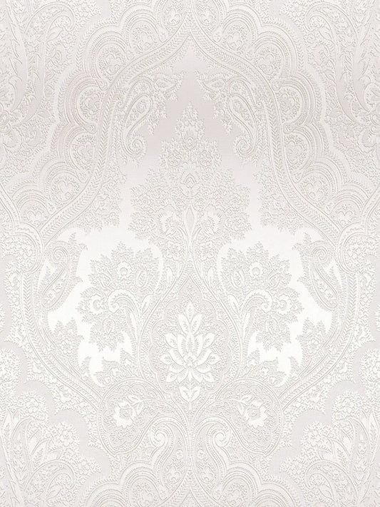 Damask Wallpaper - Beige