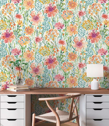 Aquarell Dreams Wallpaper - Multi