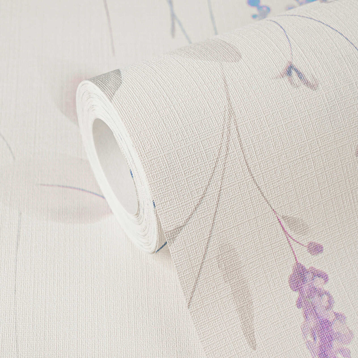 Wisp Wildflower Wallpaper – Lilac