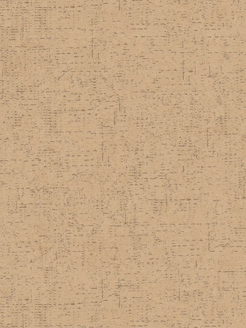 Sample - Cork-look Wallpaper - Beige/Brown