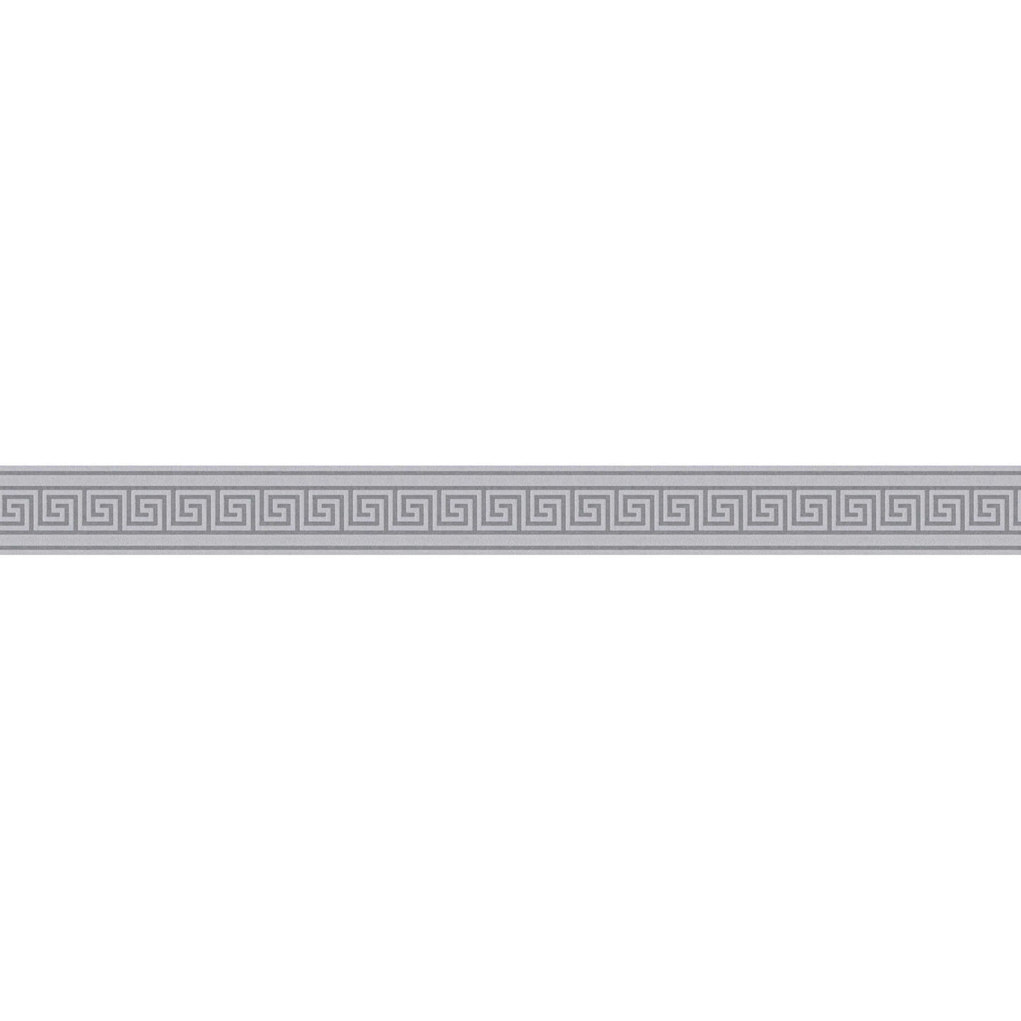 Graphic Meander Border - Grey - Self Adhesive