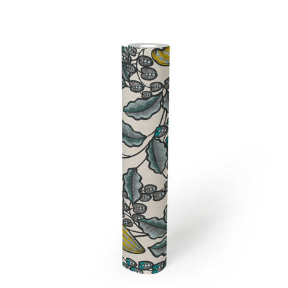 Floral Vine Wallpaper - Cream