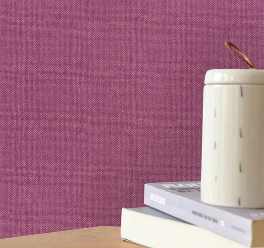 Uni Mat Wallpaper - Aubergine