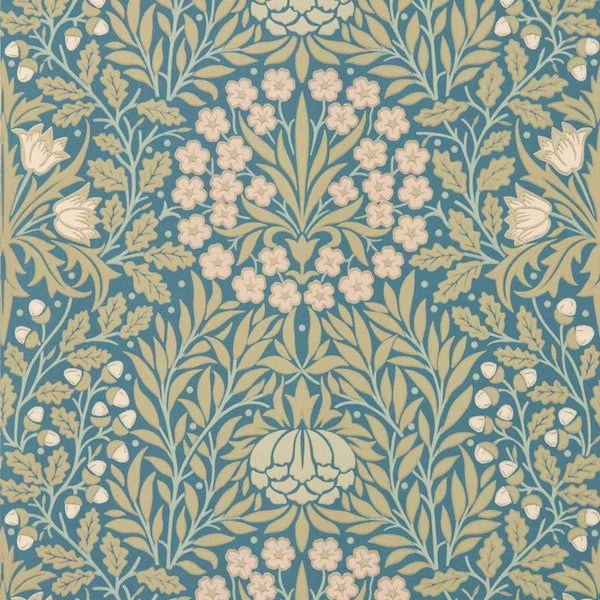 Sample - Daisy & Oak Wallpaper - Powder Blue / Blush