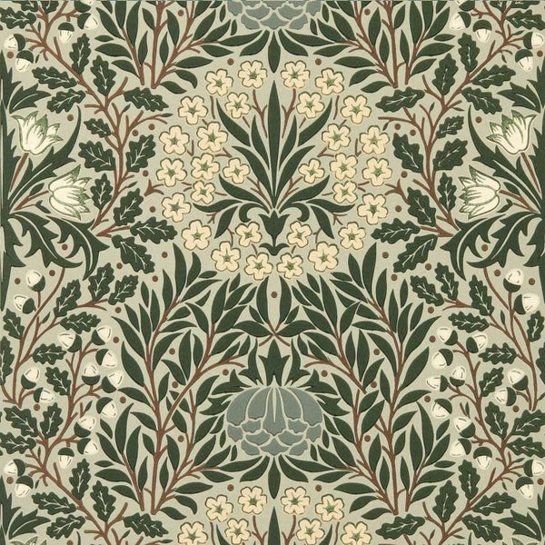 Sample - Daisy & Oak Wallpaper - Sage / Forest