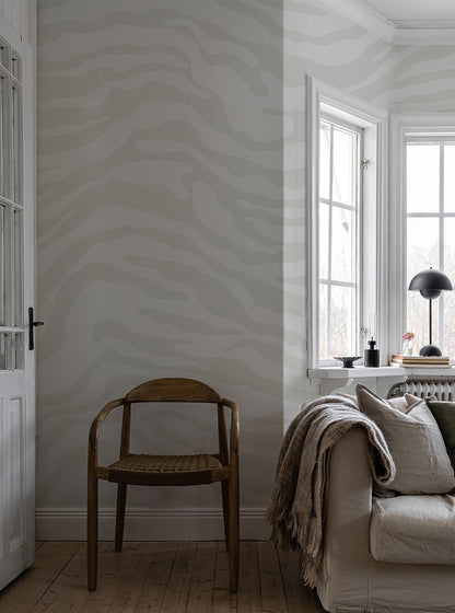 Date Night - Custom Sized Wallpaper Mural (per m2) - White