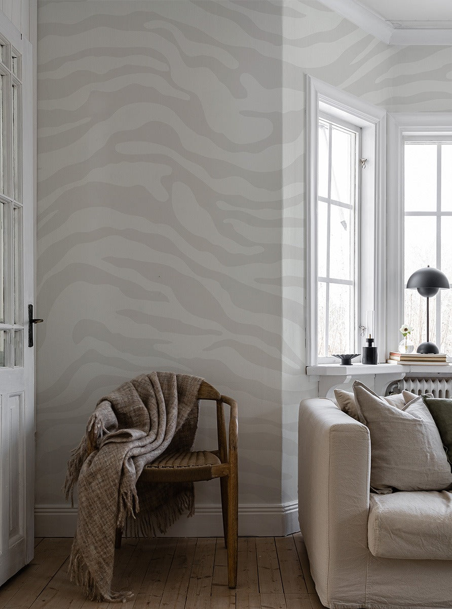 Date Night - Custom Sized Wallpaper Mural (per m2) - Grey