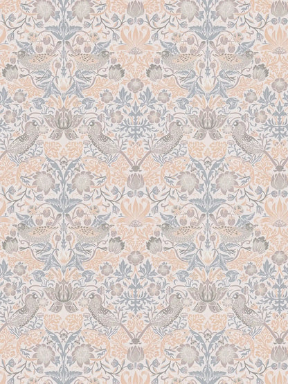 Baroque Birds Wallpaper - Beige/Grey