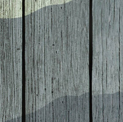 Mountains On Planks - Custom Sized Wallpaper Mural (per m2)