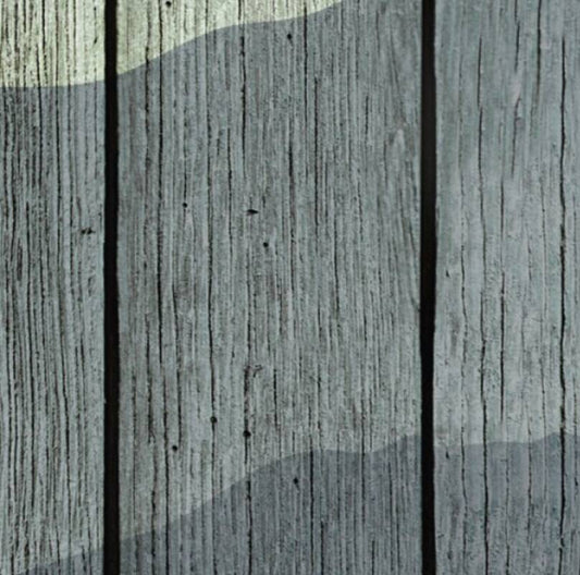 Mountains On Planks - Custom Sized Wallpaper Mural (per m2)