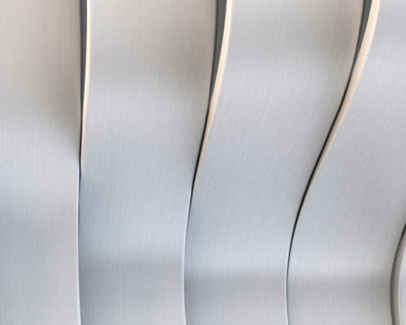 Solaris - Custom Sized Wallpaper Mural (per m2) - White