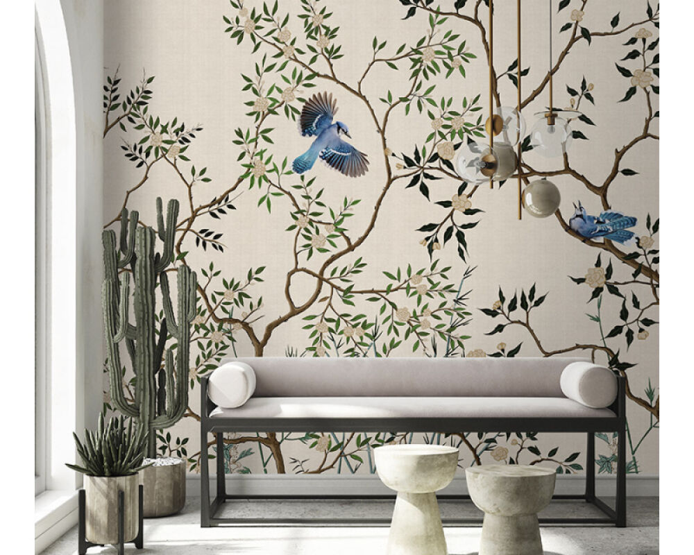 Chinoiseries - Custom Sized Wallpaper Mural (per m2)