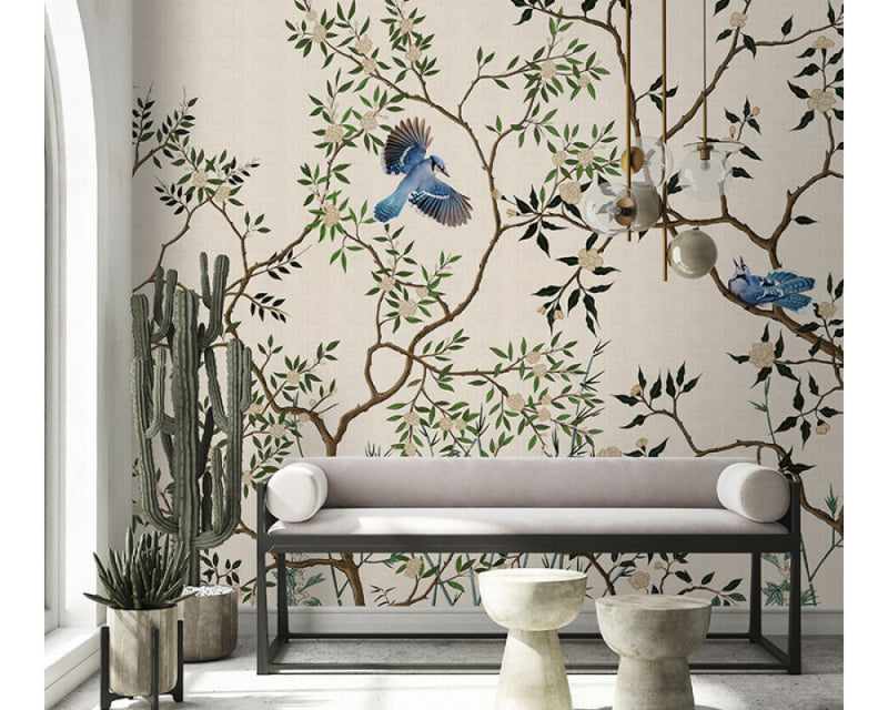 Chinoiseries - Custom Sized Wallpaper Mural (per m2)