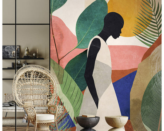 Contrast Couture - Custom Sized Wallpaper Mural (per m2)