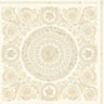 Versace Crown Moulding Wallpaper - Beige/Silver/Creme