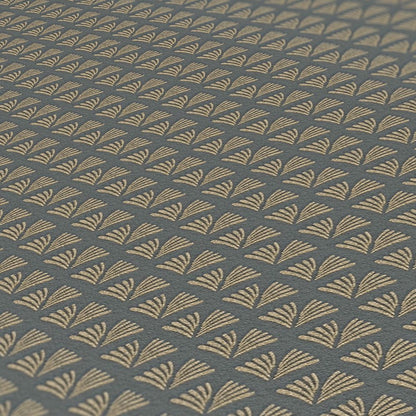 Tiny Wings - Art Deco Wallpaper  - Ebony