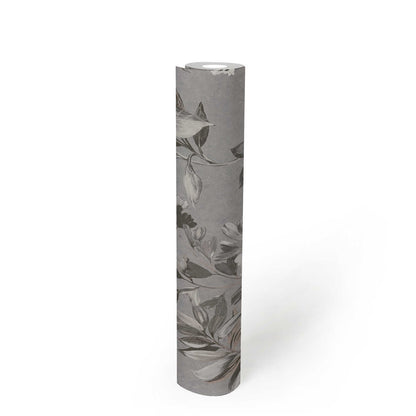 Meadow Whisper - Architects Wallpaper - Grey