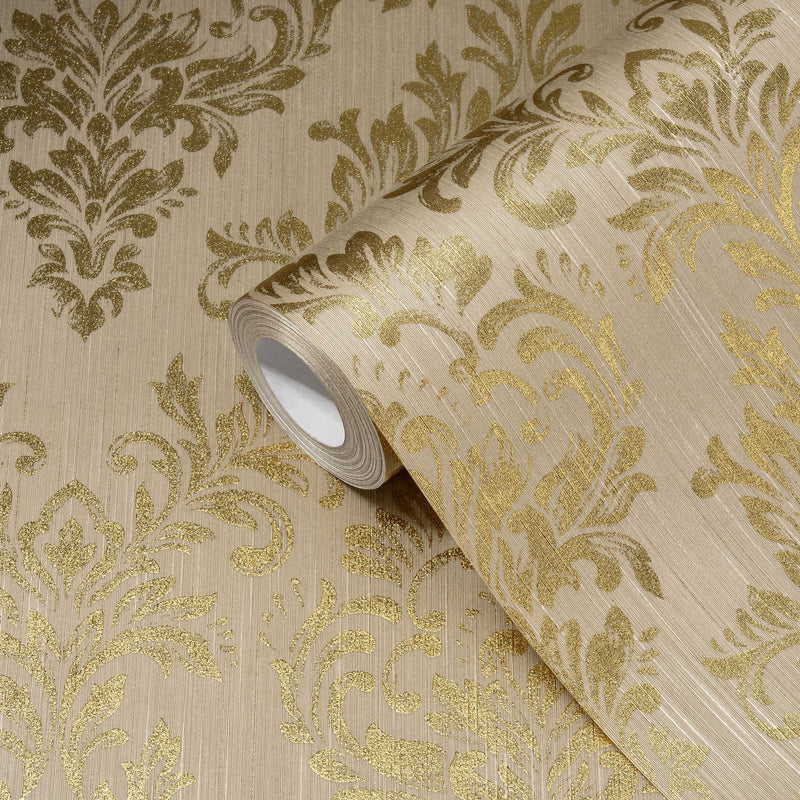 Architects Paper - Metallic Silk - Beige/Gold