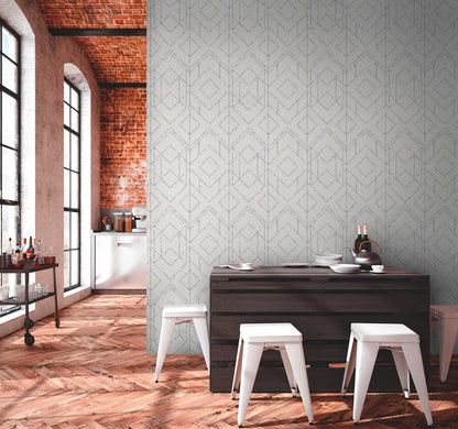 Metallic Graphics - Grey - White