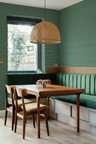 Shimmery Grasscloth Wallpaper - Evergreen