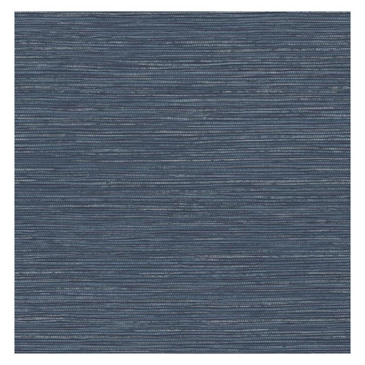 Grasscloth Wallpaper-Indigo