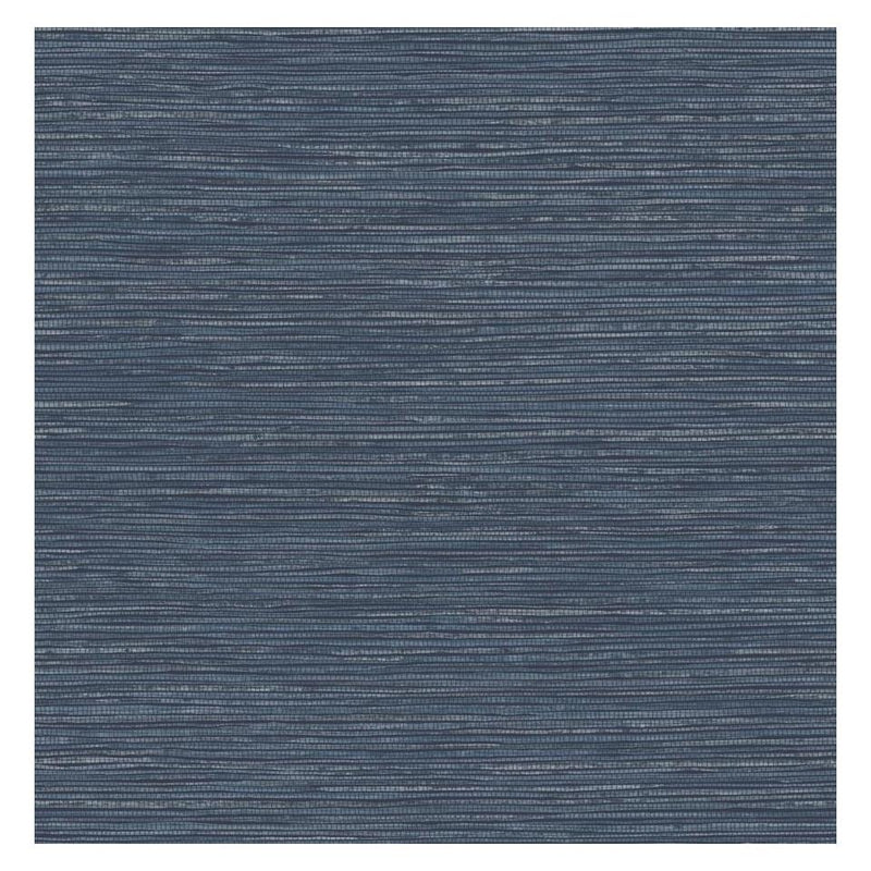 Grasscloth Wallpaper-Indigo