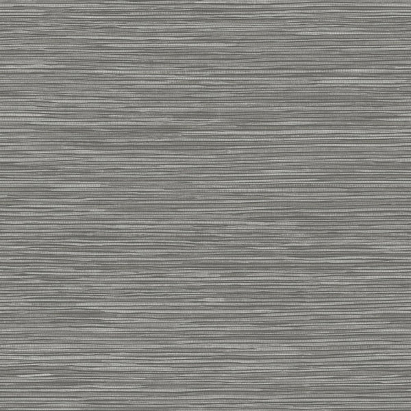 Sample - Grasscloth Wallpaper- Grey/Silver