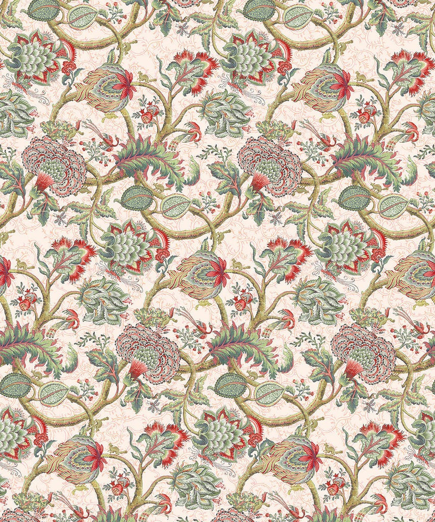 Verdant Whimsy - Custom Sized Wallpaper Mural (per m2)