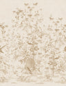 Garden of Serenity - Custom Sized Wallpaper Mural (per m2) - Beige