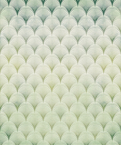 Emerald Radiance - Custom Sized Wallpaper Mural (per m2)