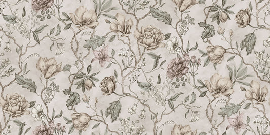 Belinda Mural Wallpaper - Pastel