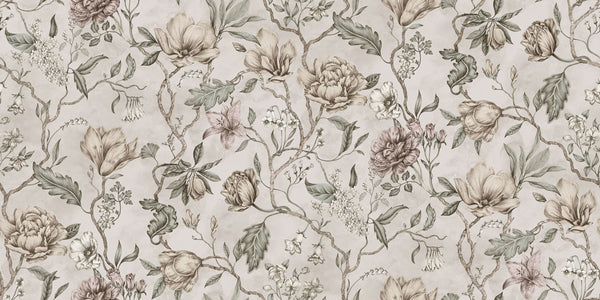 Belinda Mural Wallpaper - Pastel