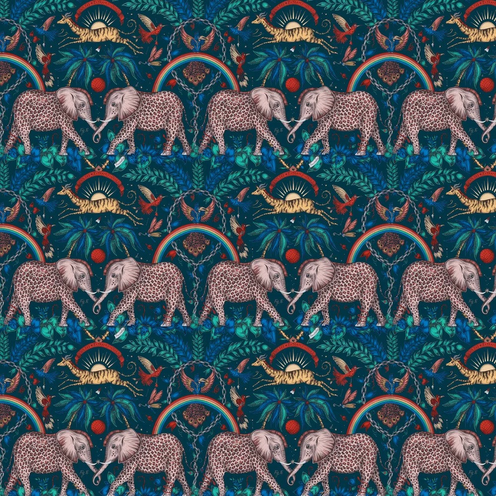 Zambezi Wallpaper - Navy