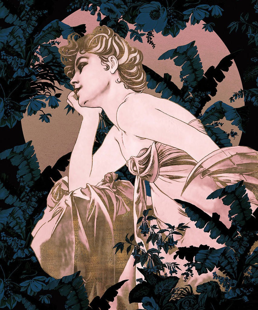 Sample – Twilight Enchantress - Custom Sized Wallpaper Mural (per m2)