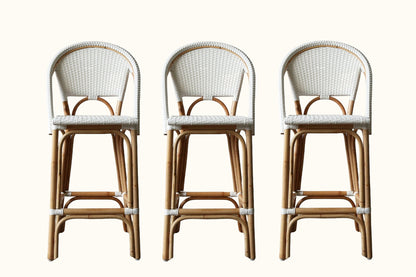 Barcelona Cane Bar Stools - ASK US FOR A DELIVERY QUOTE