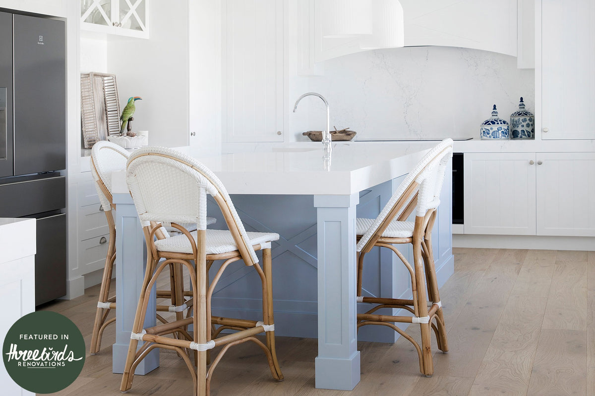 Barcelona Cane Bar Stools - ASK US FOR A DELIVERY QUOTE