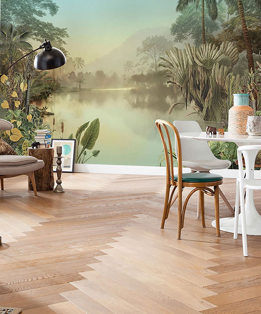 Sample – Tranquil Oasis - Custom Sized Wallpaper Mural (per m2)