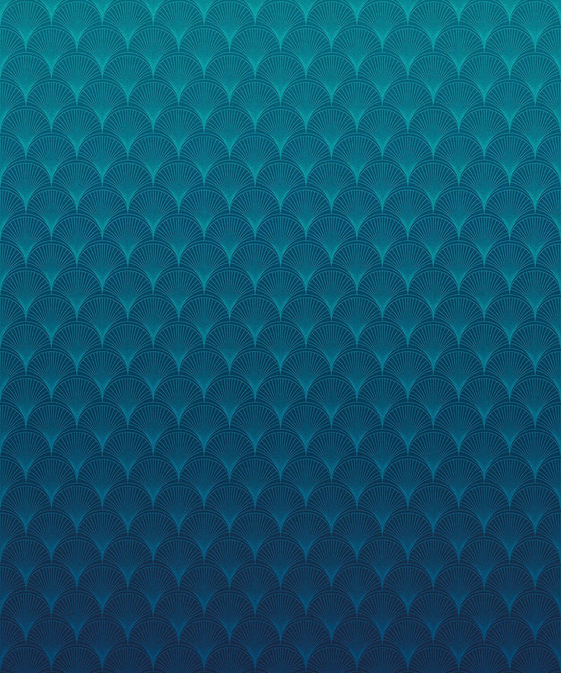 Azure Tides Mural Wallpaper