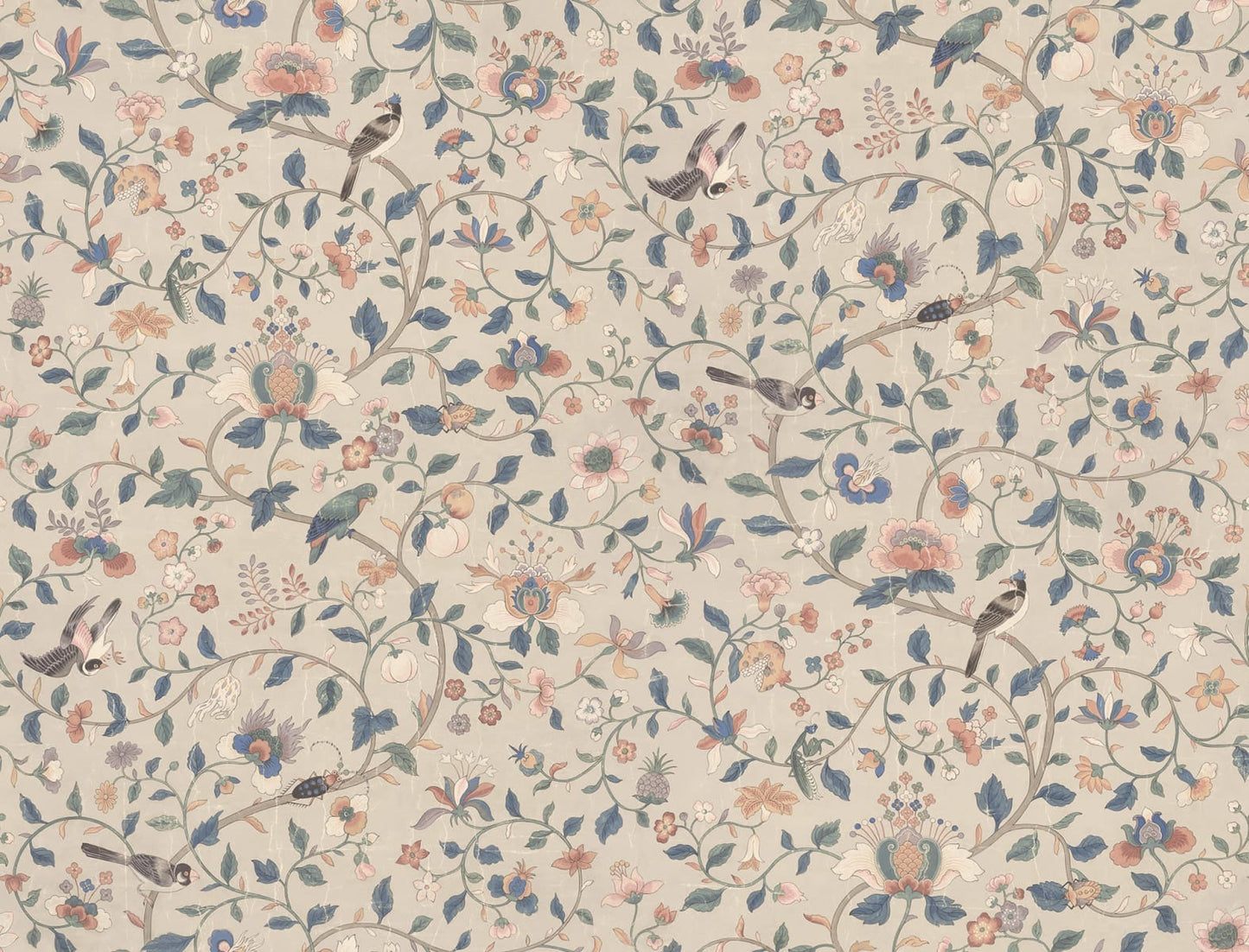 Hedda Mural Wallpaper - Sandstone