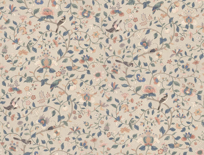 Hedda Mural Wallpaper - Sandstone