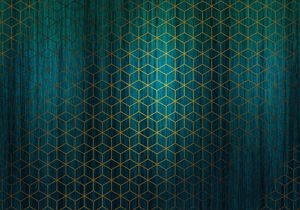 Mystique Vert - Green - Custom Sized Wallpaper Mural (per m2)