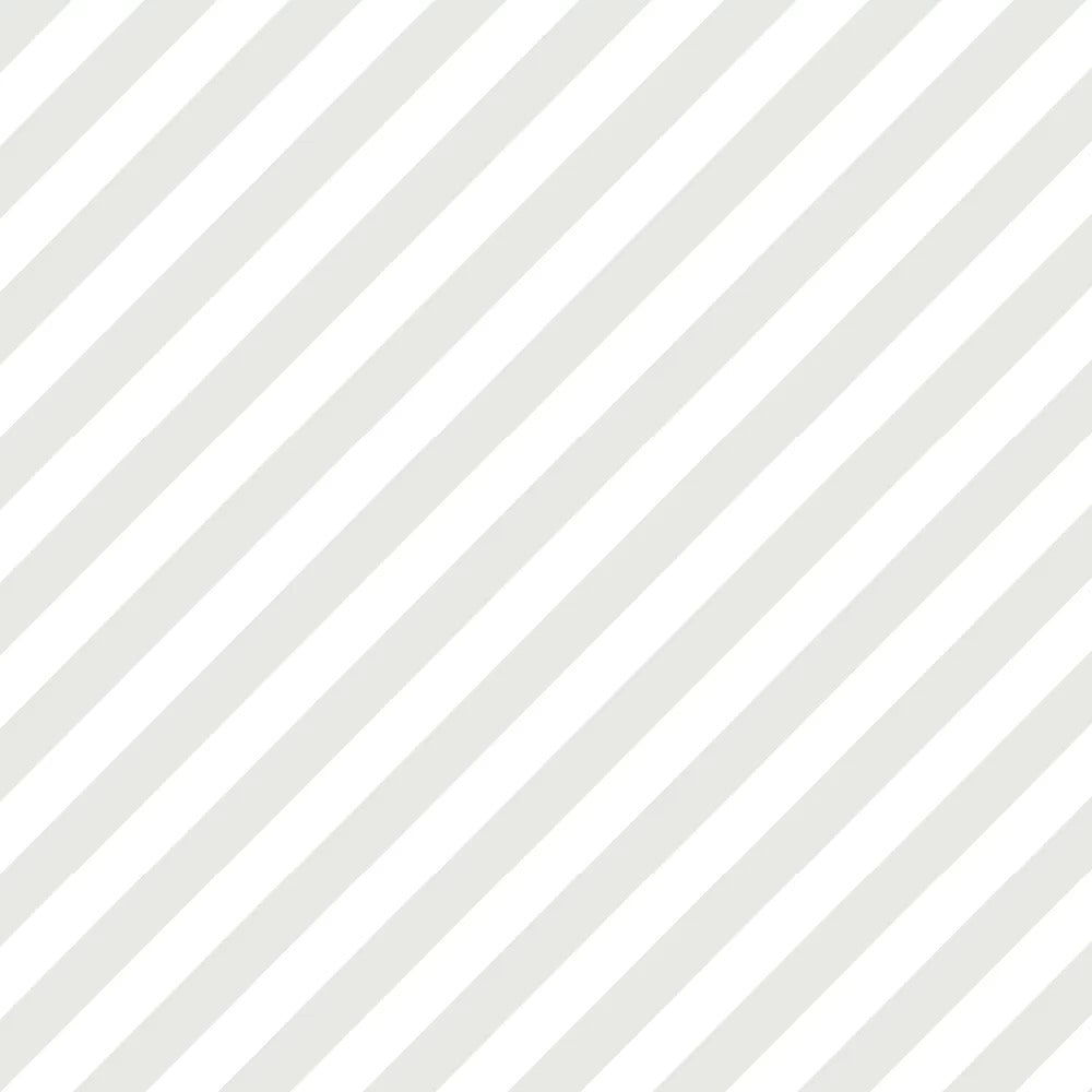 Large Diagonal Stripes Wallpaper - Grey
