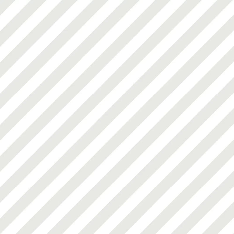 Large Diagonal Stripes Wallpaper - Grey